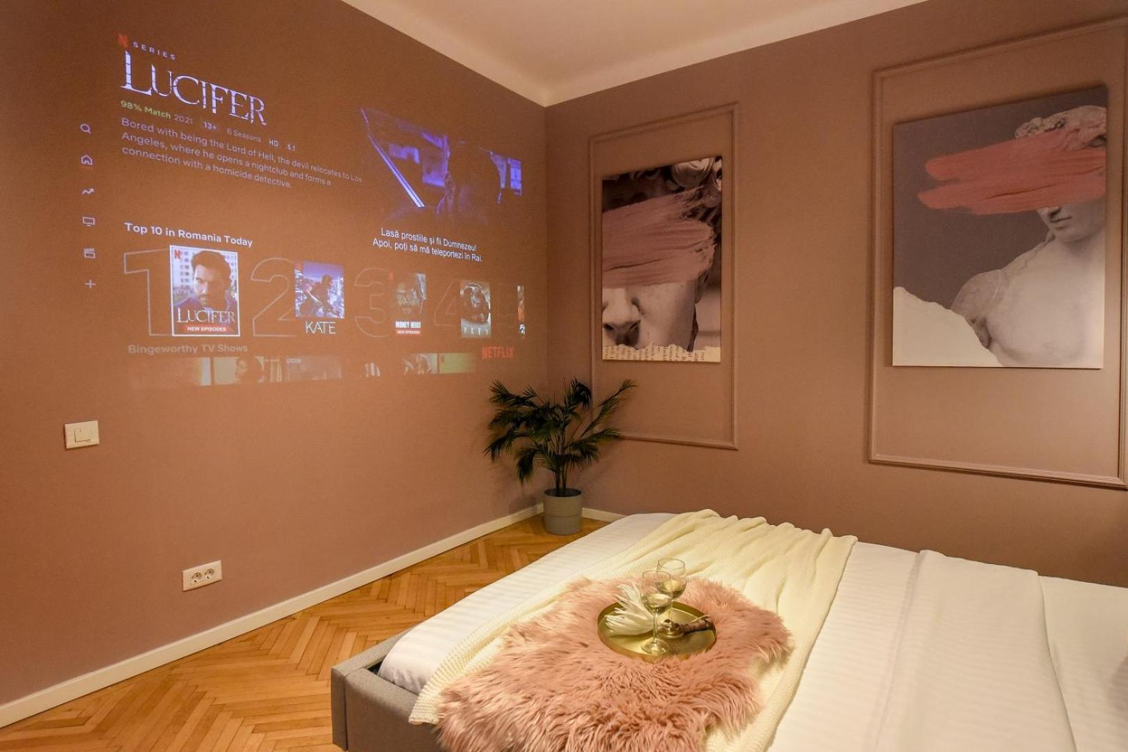 Modern Stay - Central Studios With Wall Projector Near Radisson Bukarest Zimmer foto